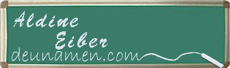 Aldine Eiber Visitenkarte